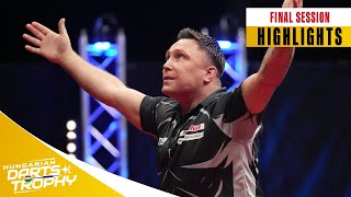 NINE DART BRILLIANCE IN BUDAPEST 🇭🇺 Final Session Highlights  2023 Hungarian Darts Trophy [upl. by Sidra]