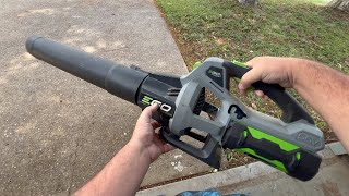 eGO BLOWER LB5302 3 Speed Turbo 56 Volt 530 CFM Cordless Leaf Blower [upl. by Traci]