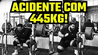 AGONIZANTE Powerlifter MAIS FORTE do Mundo Sofre ACIDENTE em Treino [upl. by Iredale]