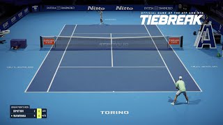 TIEBREAK  Stan Wawrinka Vs Grigor Dimitrov I Nitto ATP Finals I Expert Difficulty PS5 [upl. by Ruiz]