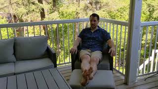 CANVAS Renfrew Chair amp Ottoman Set reviewed by Paul [upl. by Yt]