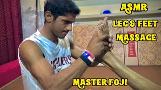 ASMR Leg amp Feet Massage By Master Foji asmr asmrfeetcare massage massagetherapist legmassage [upl. by Pinkham]