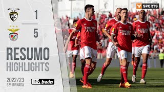 Highlights  Resumo Portimonense 15 Benfica Liga 2223 32 [upl. by Lateehs]