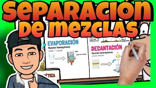 💥 MÉTODOS de SEPARACIÓN de MEZCLAS Homogéneas y Heterogéneas con EJEMPLOS 💥 para NIÑOS de PRIMARIA [upl. by Ruggiero]