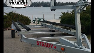 STEADY SingleAxle Pontoon Trailer  SG2720P [upl. by Mick93]