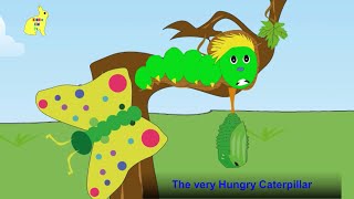 The very hungry Caterpillar  Kids tales  Kiddie Kid Tv  English Stories for Kids [upl. by Nirak]