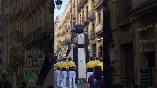 Els Gegants Moros de Sitges protagonitzen els 600 anys de Gegants a Barcelona [upl. by Blanca304]