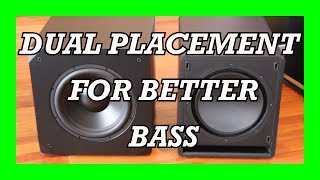 SUBWOOFER PLACEMENT The Importance of Going Dual for Home Audio System Setup [upl. by Eninahpets]