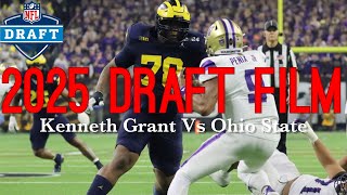 2025 Draft Film Kenneth Grant Vs Ohio State 2023 [upl. by Ellatsyrc]