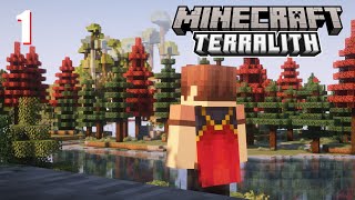 MINECRAFT TERRALITH SURVIVAL  A Fresh Start EP1 [upl. by Durwyn792]