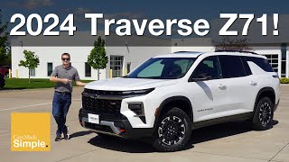 2024 Chevy Traverse Z71 AWD  Most Capable Midsize SUV [upl. by Lednor467]