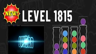 Ball Sort Puzzle Level 1815 [upl. by Dygal]