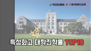 서울특성화고 대학진학률 TOP10은 [upl. by Cheke]