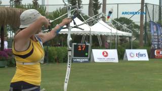 Victoriya Koval v Inna Stepanova – recurve women gold  Antalya 2010 Archery World Cup S2 [upl. by Roland313]