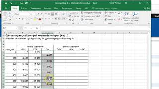 Kap 3 forelesningseksempel del 1 lage tabell [upl. by Erinna]