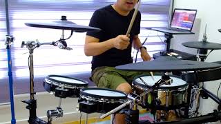 Manhattan  Eric Johnson Drum Cover  Roland TD50K [upl. by Aidaas]