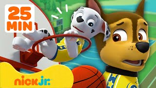 ¡Deportes al rescate y aventuras con Paw Patrol 🏀  Compilación de 25 minutos  Nick Jr en Español [upl. by Ares]