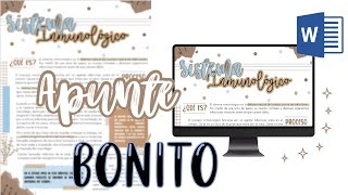 Idea de apunte bonito en WORD MODIFICA la paleta de colores  Ale Digitaal♡ [upl. by Irakuy]