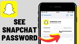 How to See Snapchat Password If You Forgot It [upl. by Amabelle]