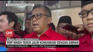 PDIP Masih Terus Jalin Komunikasi Dengan Gibran [upl. by Anoyi]