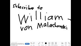 Subscribe to William von Malachowski [upl. by Reginald820]