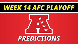 Week 14 AFC Playoff Predictions [upl. by Llennahs]