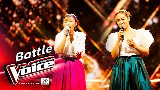 เอ๋ย VS น้ำหวาน ปภาวดี  พ่อเนื้อทอง  Battle  The Voice Thailand 2024  20 Oct 2024 [upl. by Nnaihs]