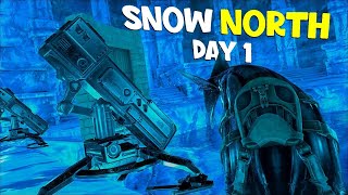 Online Wiping Snow North Day 1  Ark Unofficial PvP [upl. by Nawed]