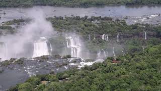 Helicopter ride above the Iguazu Falls from the Brazilian side 1 [upl. by Petrie941]