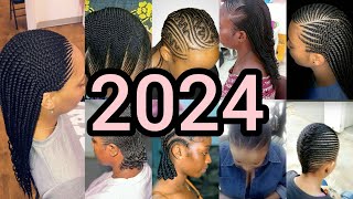 Flawless cornrows braids hairstyles for black women  Braids Hairstyles you will love in 2024 [upl. by Randi594]