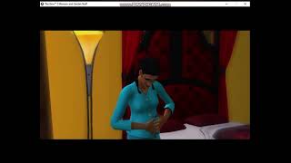 The Sims 2  Cassandra Giving Birth to Don’s Baby [upl. by Netsew]