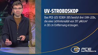 UVStroboskop PCELES 103UV385  PCEInstruments [upl. by Cerveny]