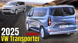 New 2025 Volkswagen Transporter T7 Rendered [upl. by Annayar]