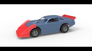 3D printable Australian Super Sedan Scale 125 3D model view [upl. by Can]