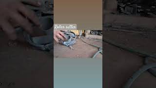 Rolller sutter making proses simple trick welding like short feed [upl. by Fortin]