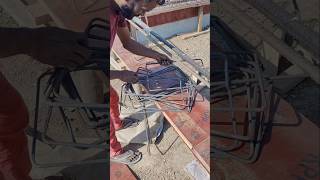 How to steel work on plinth beam  plinth beam ki renforcment kaise kre ytshorts steel plinth [upl. by Atiuqcir769]