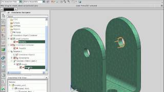 NX CAE Finite Element Analysis Workflow  Constrain Siemens PLM [upl. by Odlanar562]