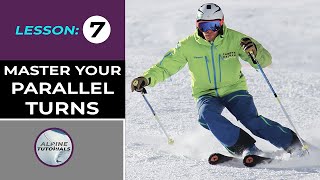 How to PARALLEL TURN on Skis [upl. by Reprah]