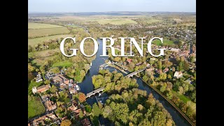 The Beauty of GoringonThames the Village of the Year from the Air  4K Drone  Oxfordshire UK [upl. by Crofton]