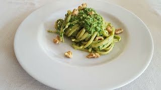 LINGUINE AL PESTO DI RUCOLA E NOCI⭐RITA CHEF [upl. by Netneuq798]