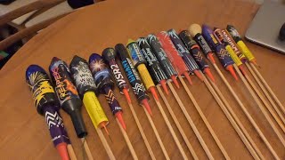 UK Fireworks 2024 Rocket Shootout [upl. by Cindie985]