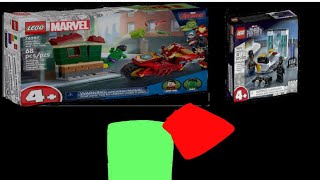 Lego Marvel iron man with the Hulk and Shuri lab sets [upl. by Prosperus]