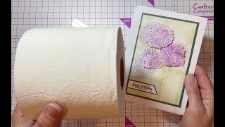 Make a Wow card with toilet paper Full Video [upl. by Nike]