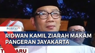 Sebelum Nyoblos Ridwan Kamil Ziarah Makam Pangeran Jayakarta di Jakarta [upl. by Drape]