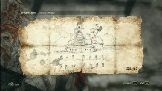 Assassin´s Creed 4  Treasure Map  335 469 Pinos Isle [upl. by Eejan947]