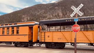 Railfanning Durango and Silverton Narrow Gauge Railroad Part 2 [upl. by Brosy808]