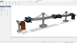 midas CIM Constructor module Construction Simulation 1 [upl. by Nahtnhoj]