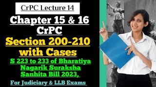 CrPC Lecture 14  Section 200 to 210 of CrPC  Chapter 15 CrPC  Chapter 16 CrPC [upl. by Nylsej570]