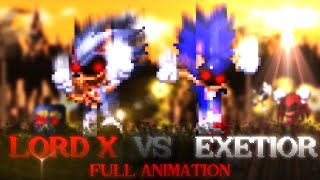 Lord X Vs Exetior  Full Animation [upl. by Areta444]