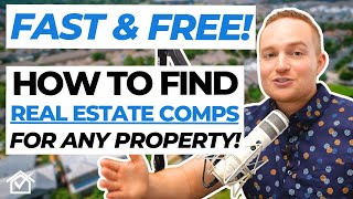 How To Find Real Estate Comps For Wholesaling FAST amp FREE [upl. by Anigger]